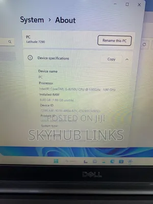 Laptop Dell Latitude 7290 8GB Intel Core i5 SSD 256GB