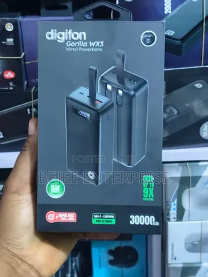 Digifon Gorilla Wx3 Wired Powerbank 30,000mah