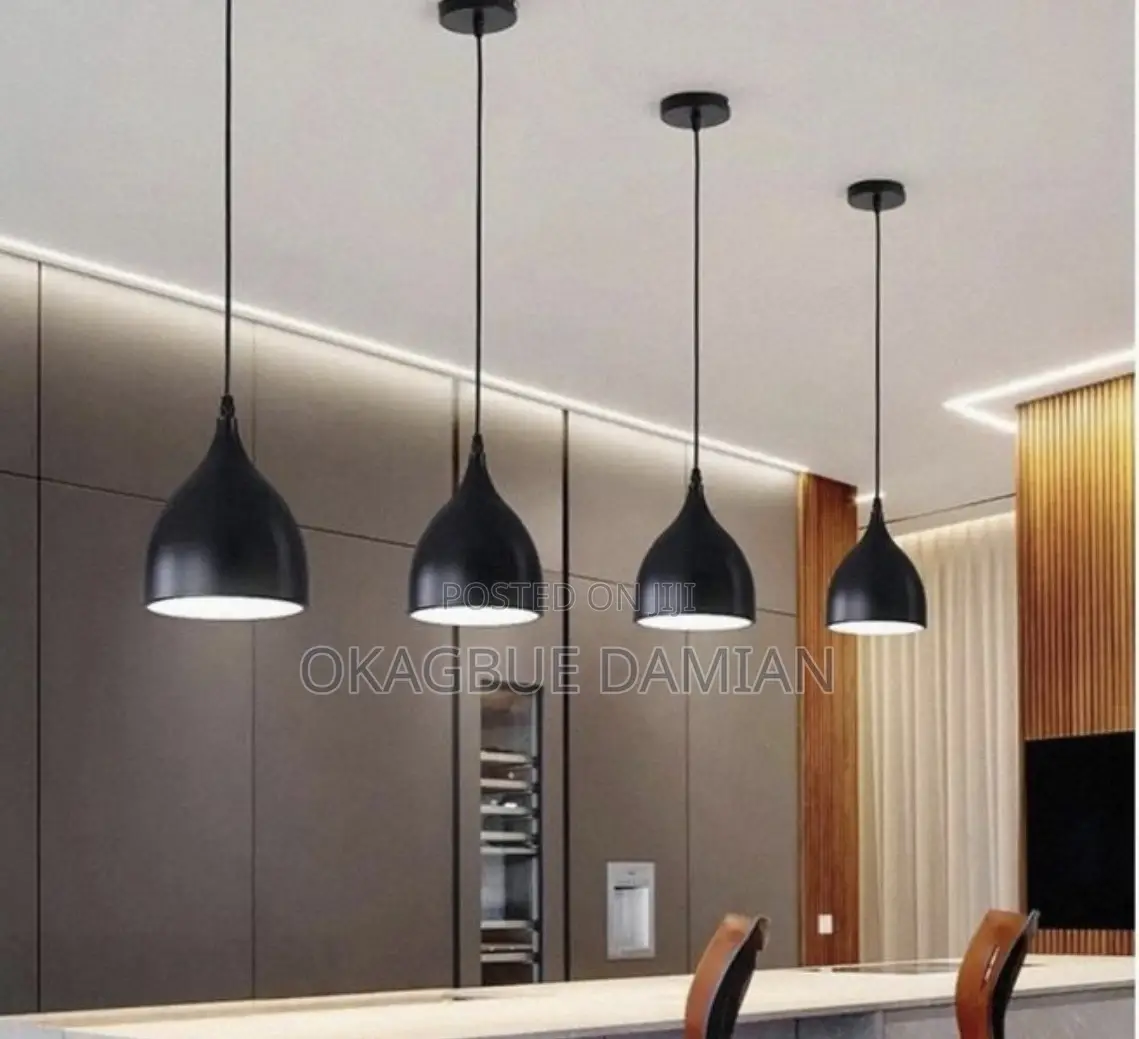 Black Single Pendant Light