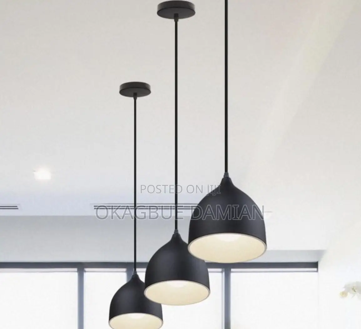 Black Single Pendant Light
