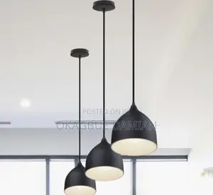 Black Single Pendant Light