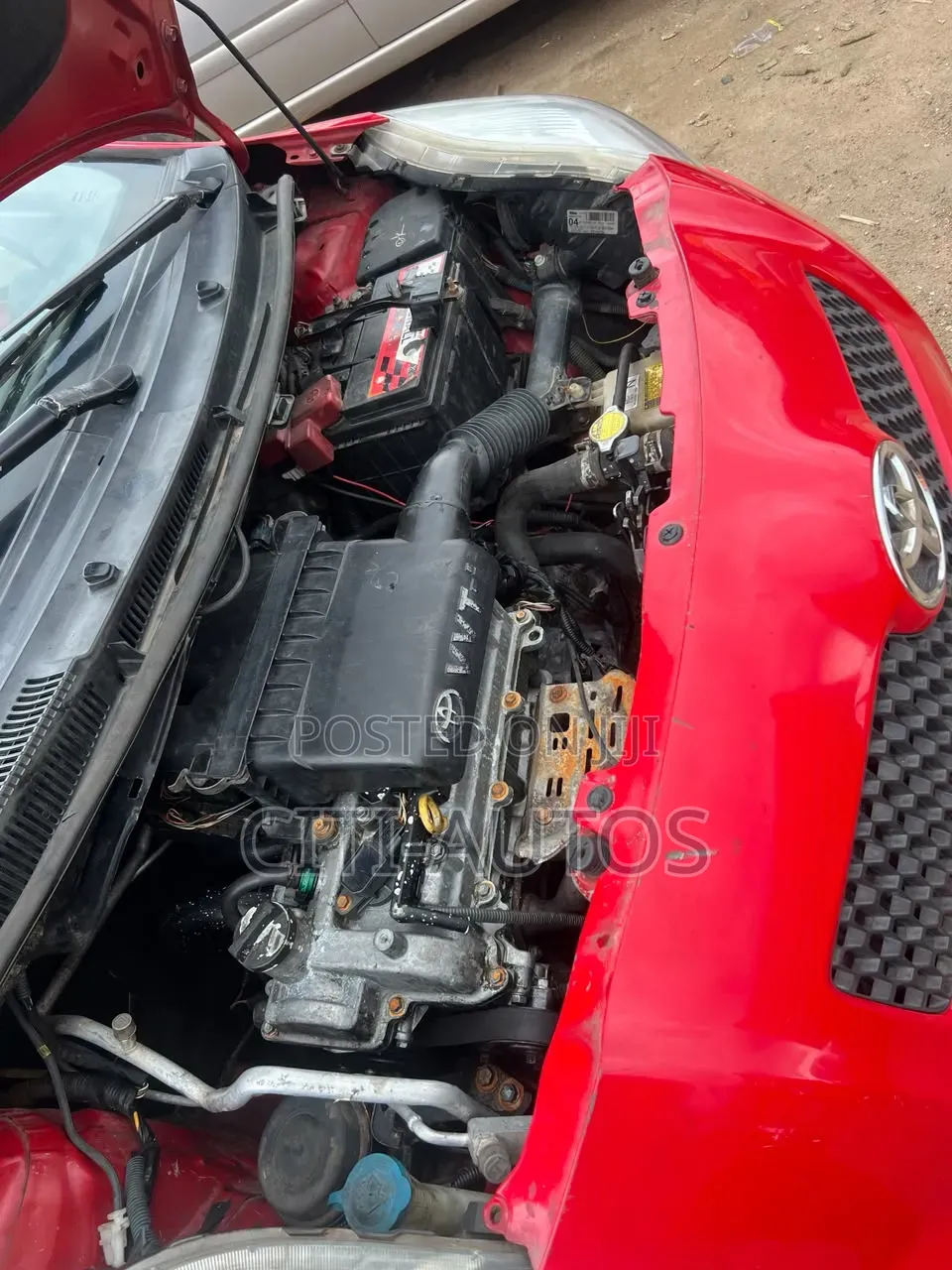 Toyota Yaris 2008 Red
