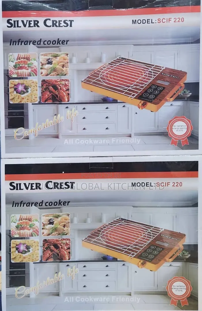 Silver Crest Infrared Single Burner Cooker With Grill