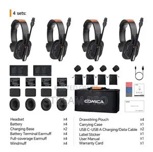 Comica Seekcom S1 Wireless Intercom 4 Users