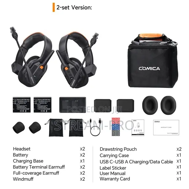 Comica Seekcom S1 Wireless Intercom 2 Users