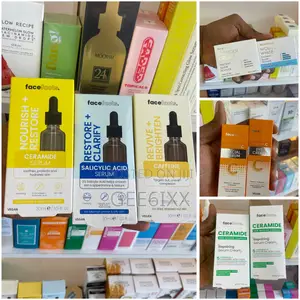 Facefacts Serum Cream Set Ceramide Salicylic Caffeine Vit C