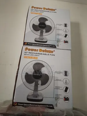 12" Rechargeable Fan