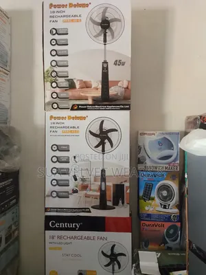 12" Rechargeable Fan