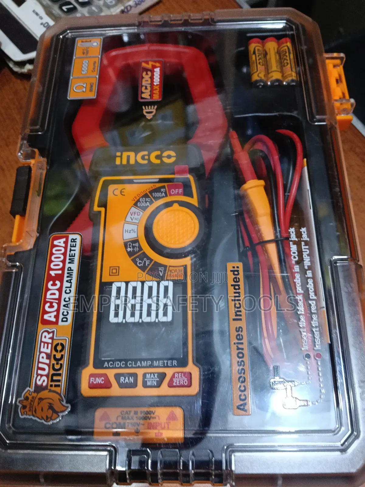 Ingco Ac/Dc 1000a Clamp Meter