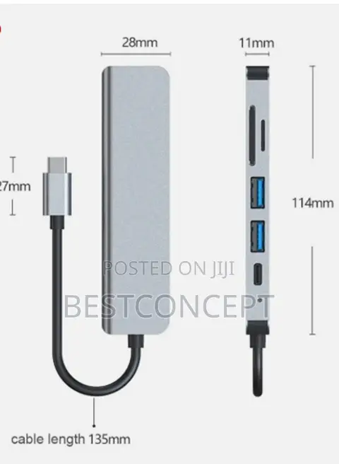 6in1 Type C Dock Station Adapter