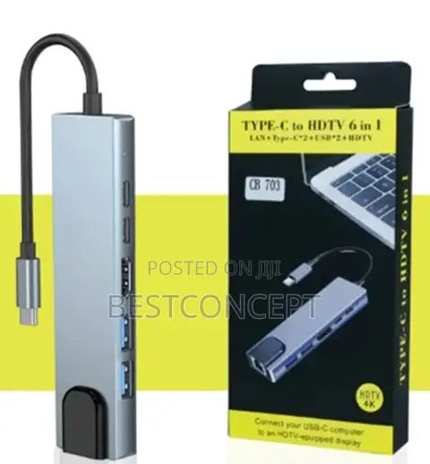 6in1 Type C Dock Station Adapter