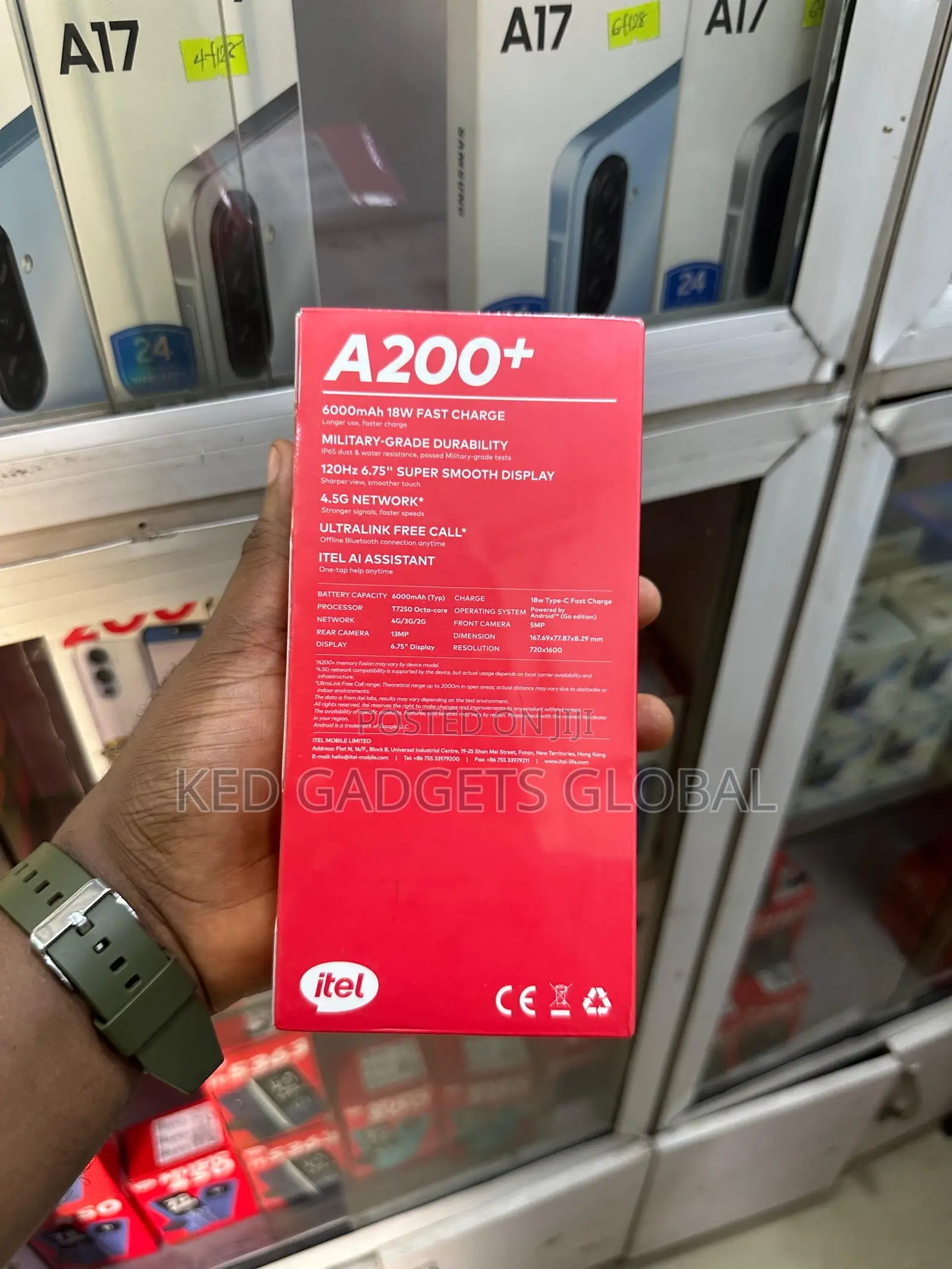 New Itel A200+ 128 GB