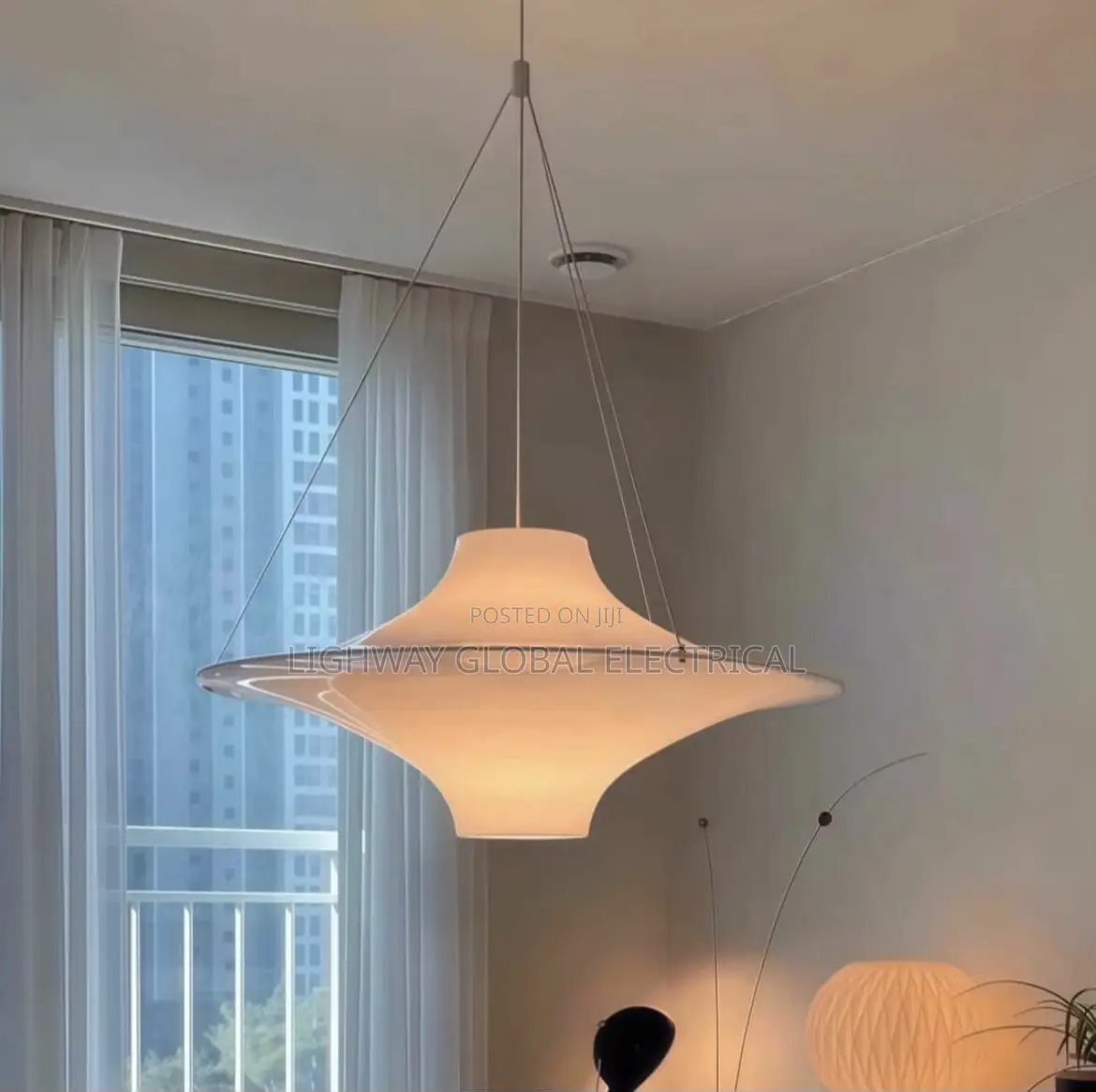 Nordic Minimalist Led Designer Acrylic Dropping Pendant Chandelier