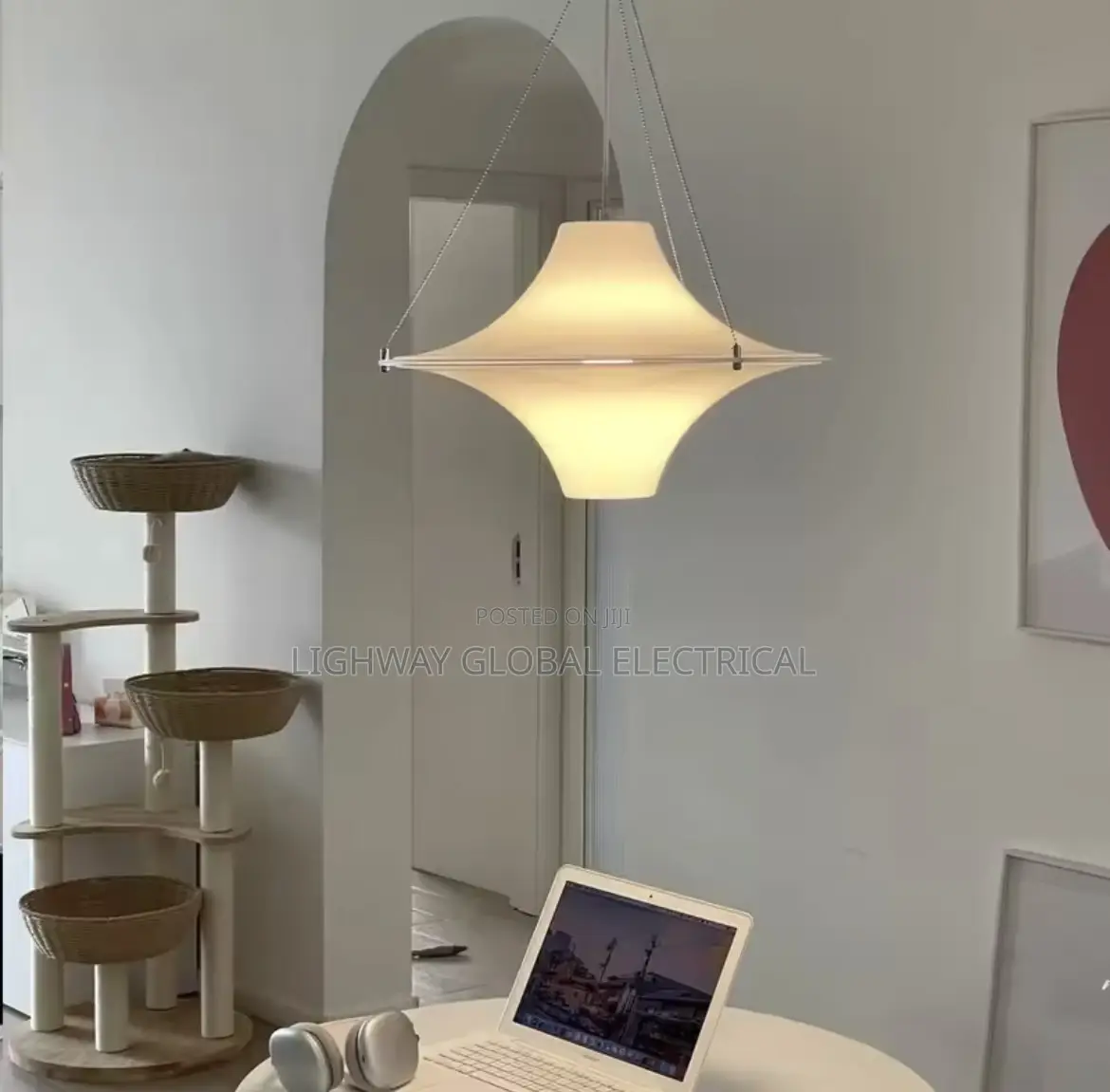 Nordic Minimalist Led Designer Acrylic Dropping Pendant Chandelier