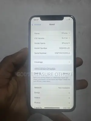 Apple iPhone X 256 GB Black