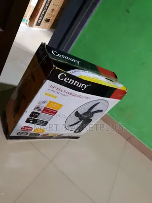 New in Century 18" Rechargeable Wall Fan With Remote-FRCB-45