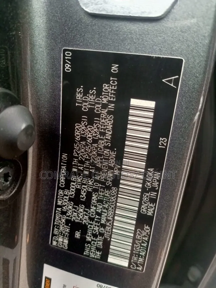 Toyota 4-Runner 2011 Gray