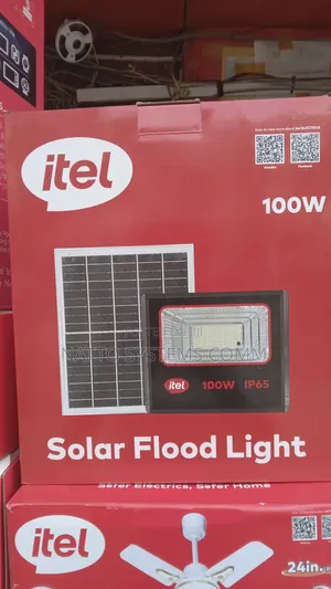 Itel 100w Solar Flood Light.