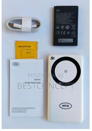 MTNG 5g Mifi (Zte U30 Air) Portable Wi-Fi Hotspot Device Pocket Size