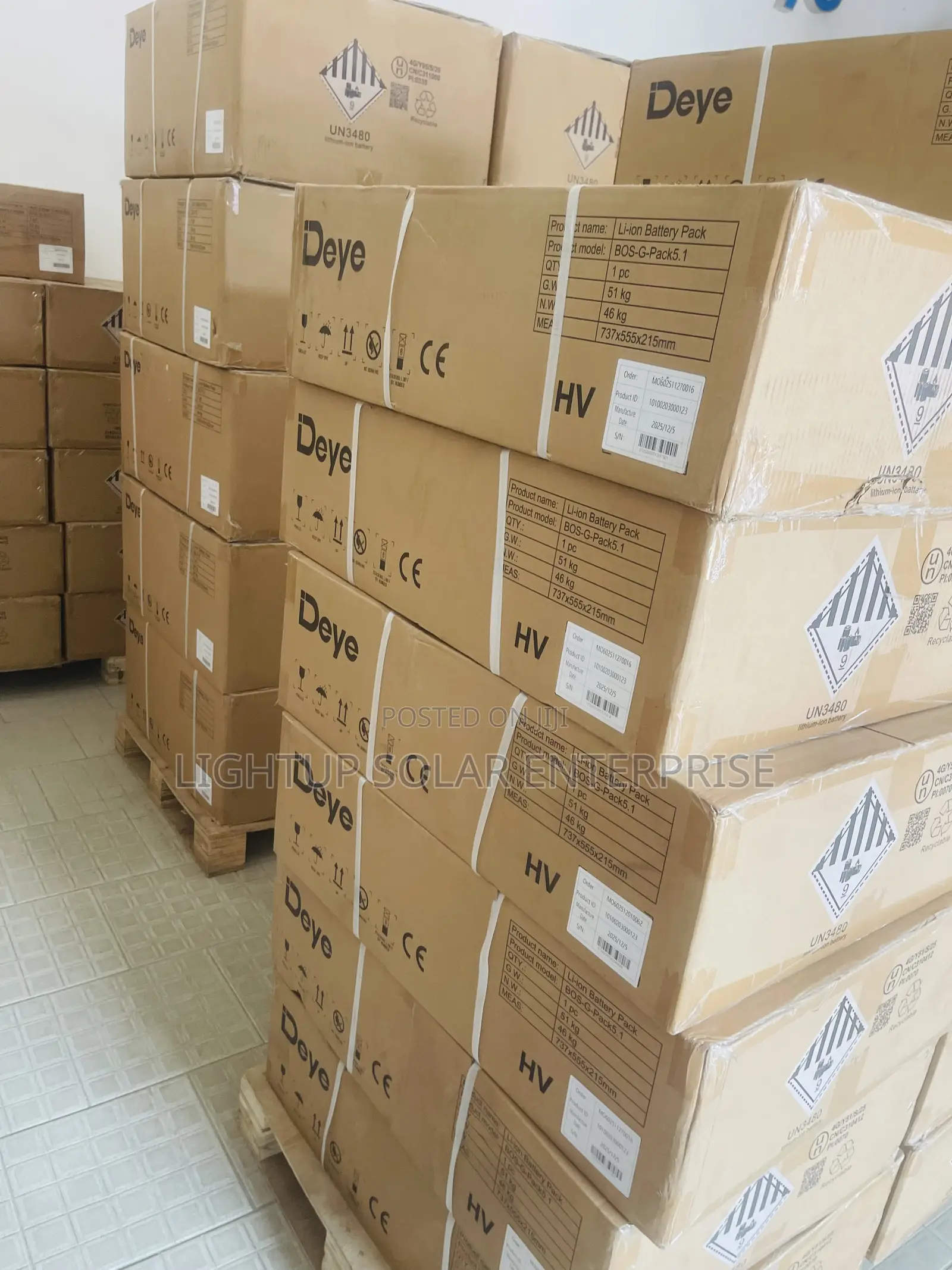 Deye 5kwh 48v Lithium Battery