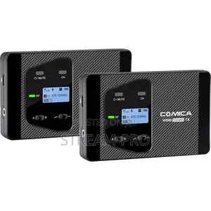 Comica Ws60 Combo Uhf Dual-channel Flexible Mini Wireless Microphone