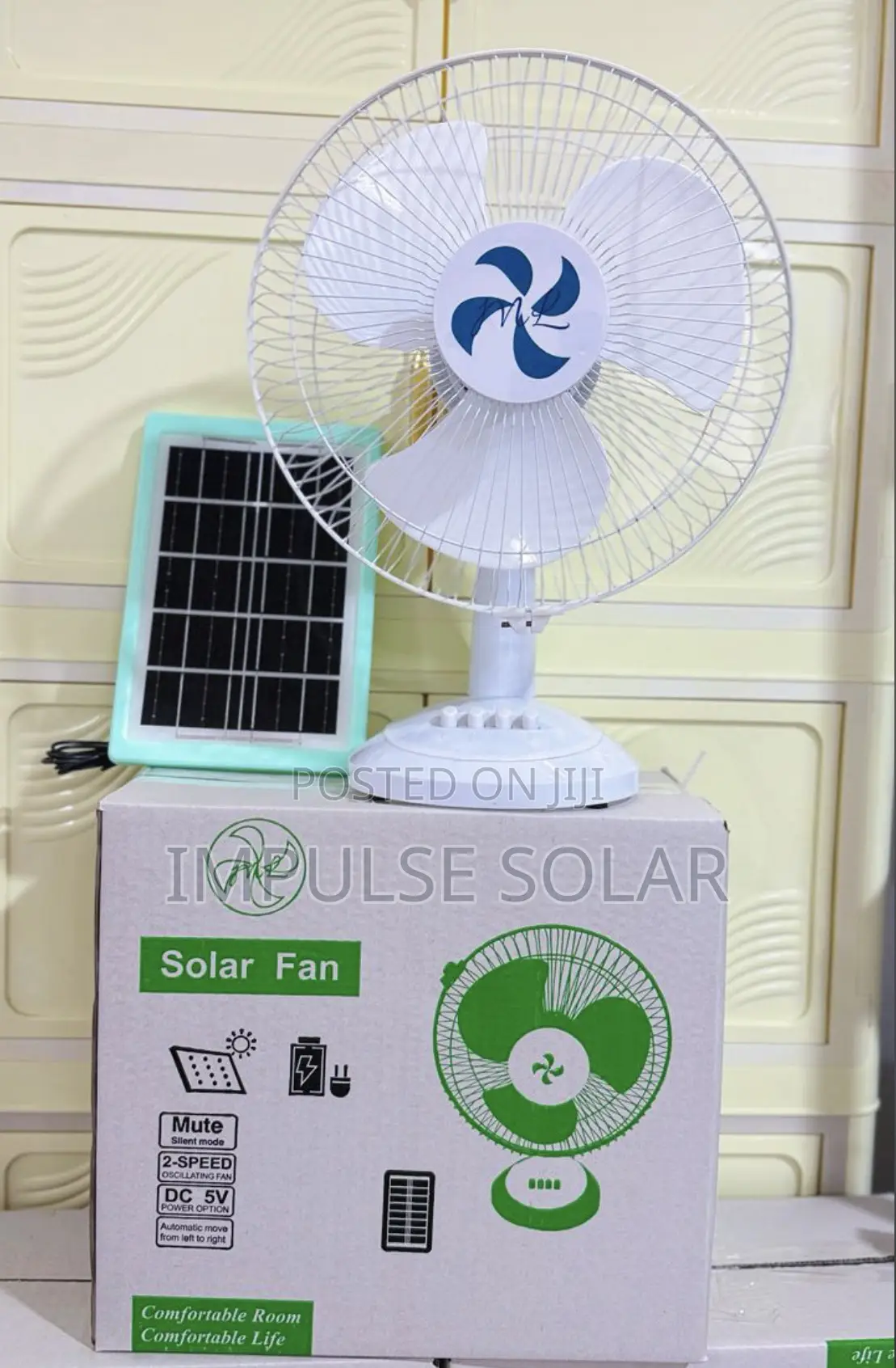 Solar Table Fan