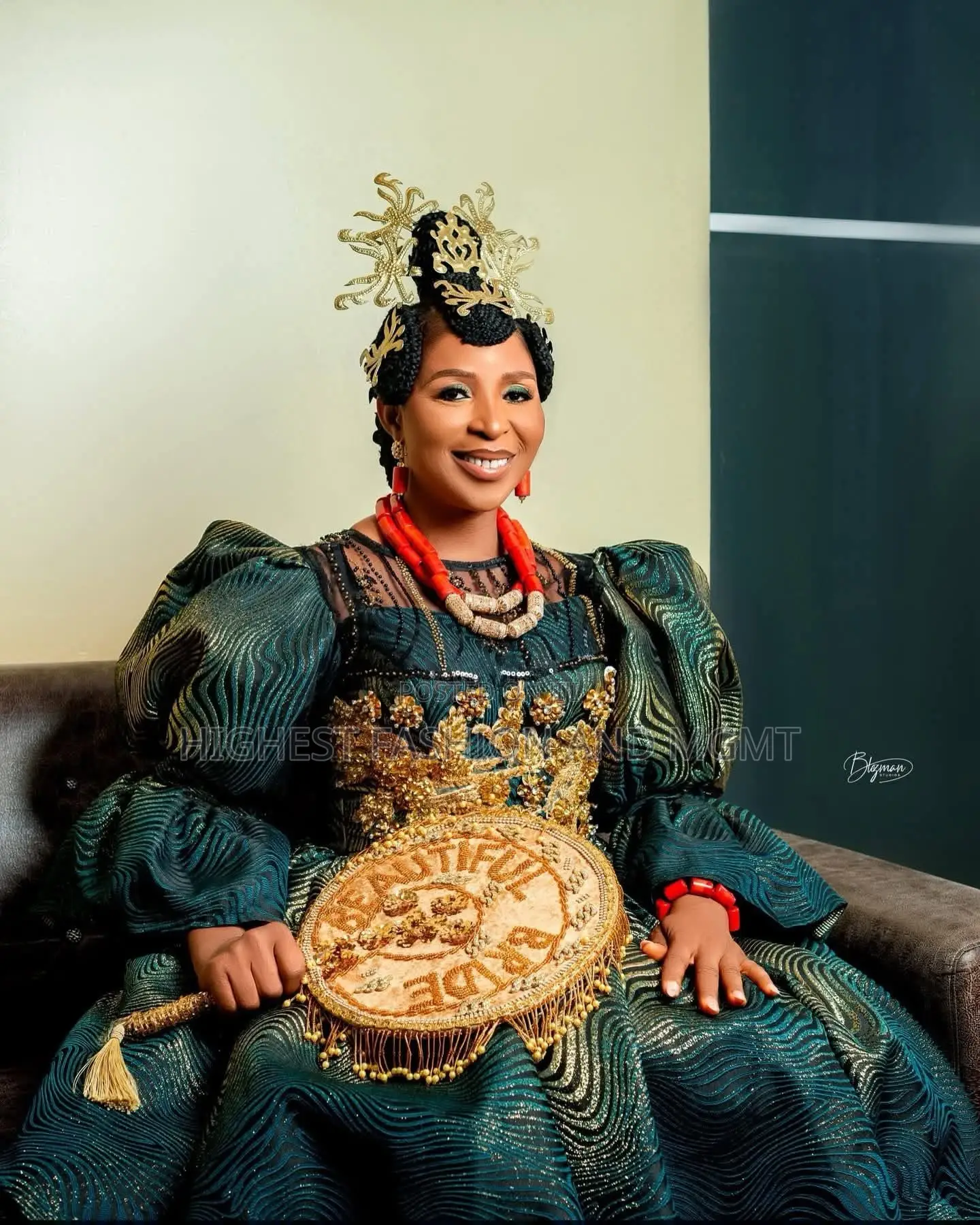 Elegant Edo Wedding Gown