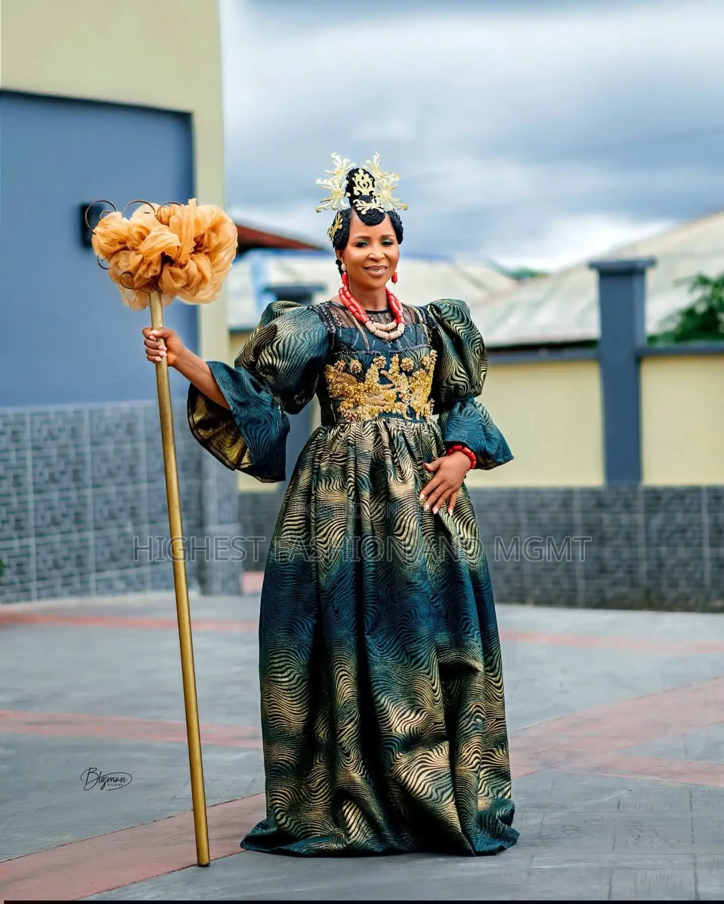 Elegant Edo Wedding Gown