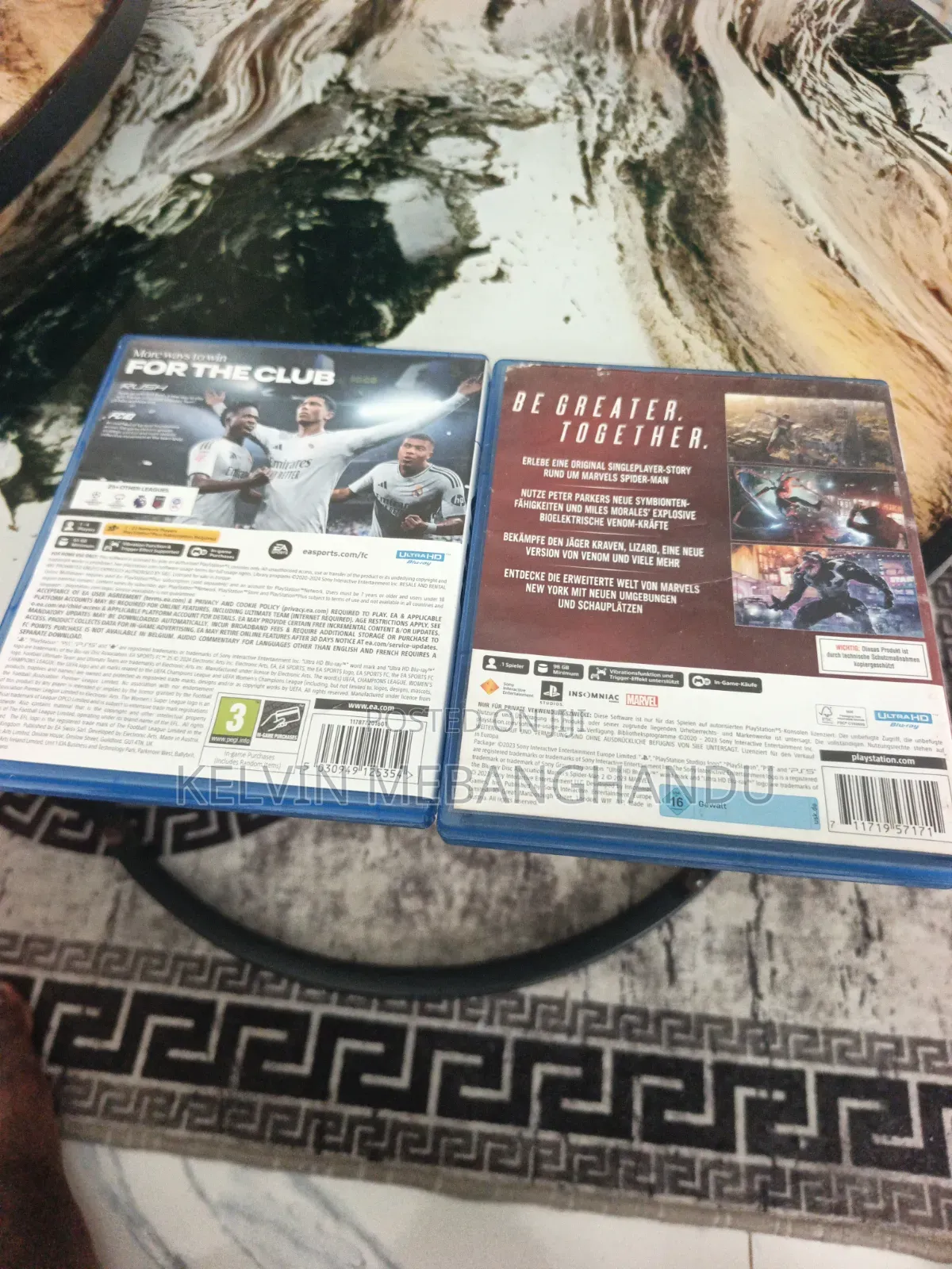 2 Neatly Used Playstation 5 Disc