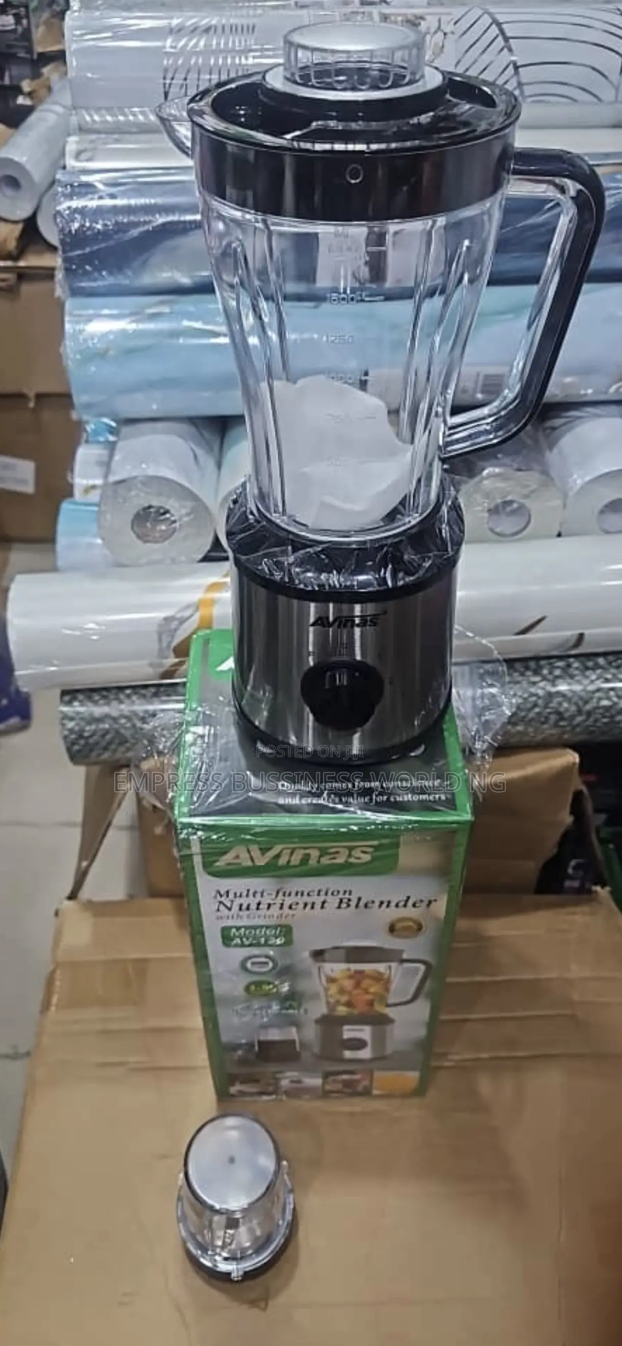 Avinas Stainless Body Blender -Double Cup-Copper Engine