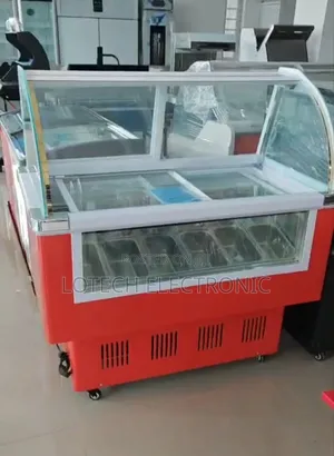 12 Bowl Ice Cream Display Freezer – Large Capacity, Powerful Cooling