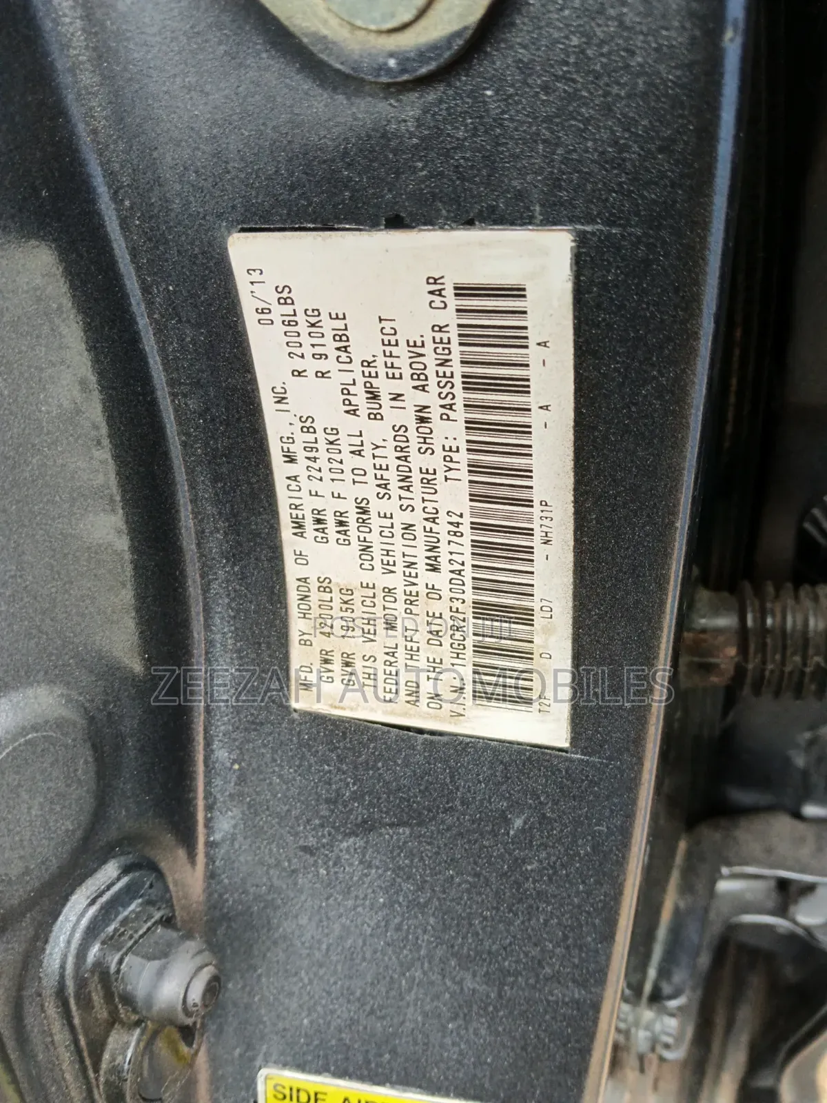 Honda Accord 2013 Gray