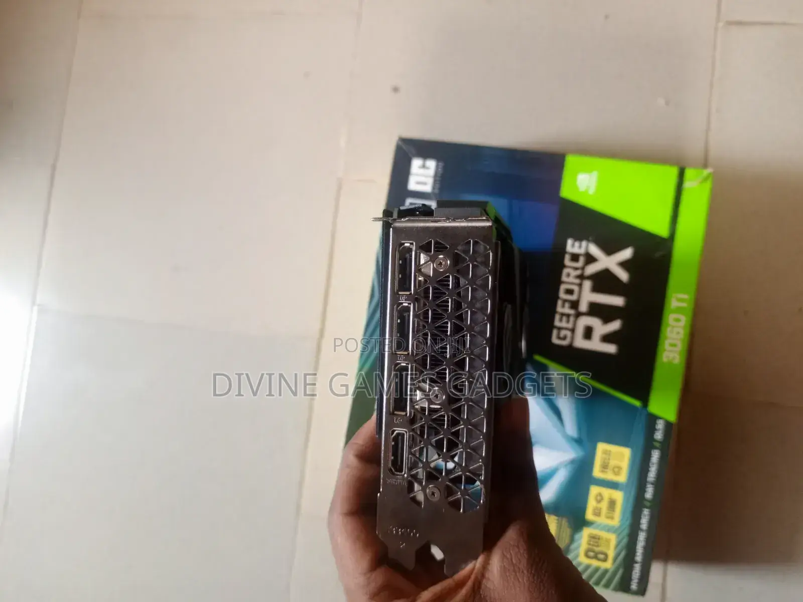 Nvidia Geforce RTX 3060 Ti 8gb Dedicated Graphics Card