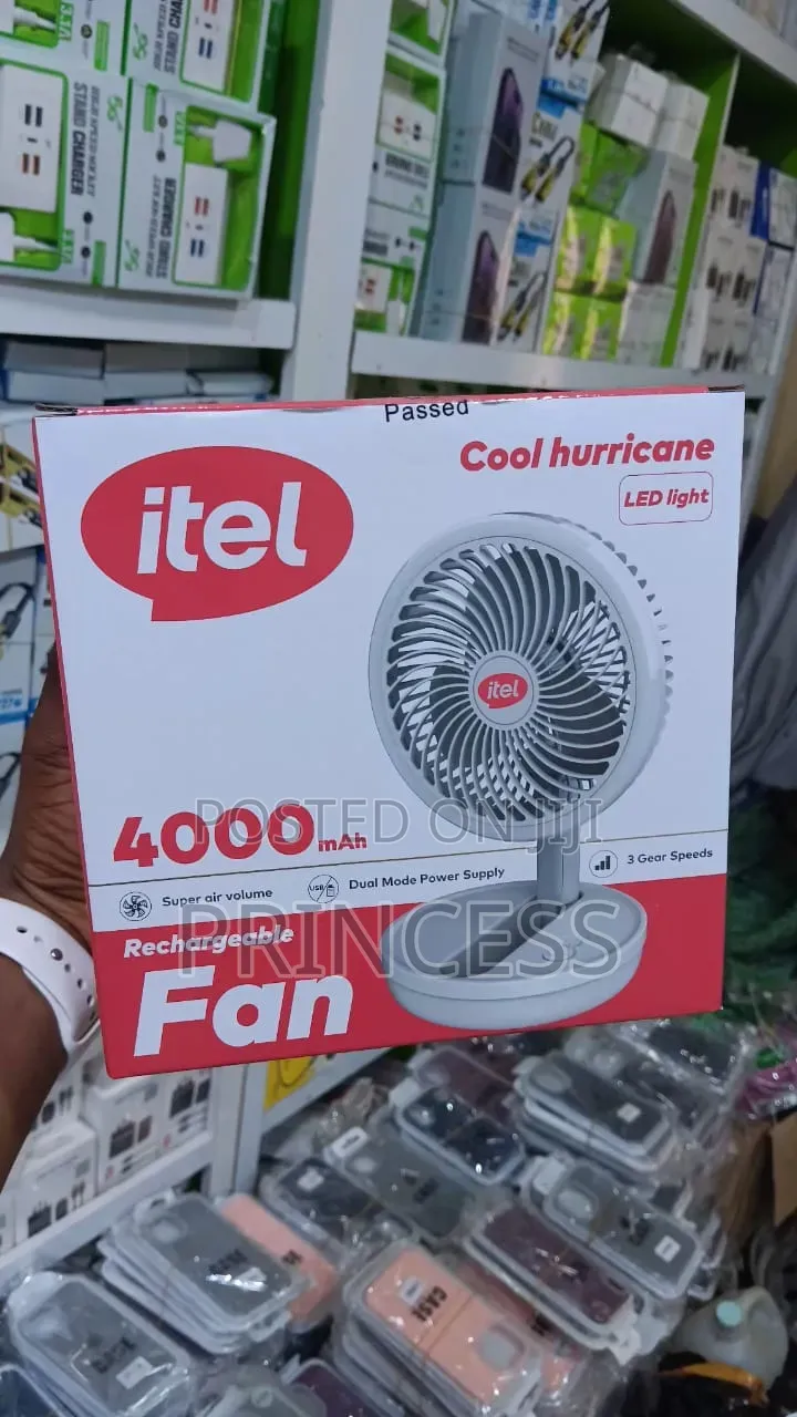 Itel Rechargeable Fan