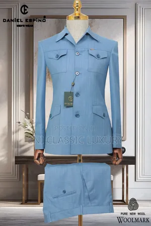 Top Notch Luxury Men's Safari Suit Best Quality Well Banded Package