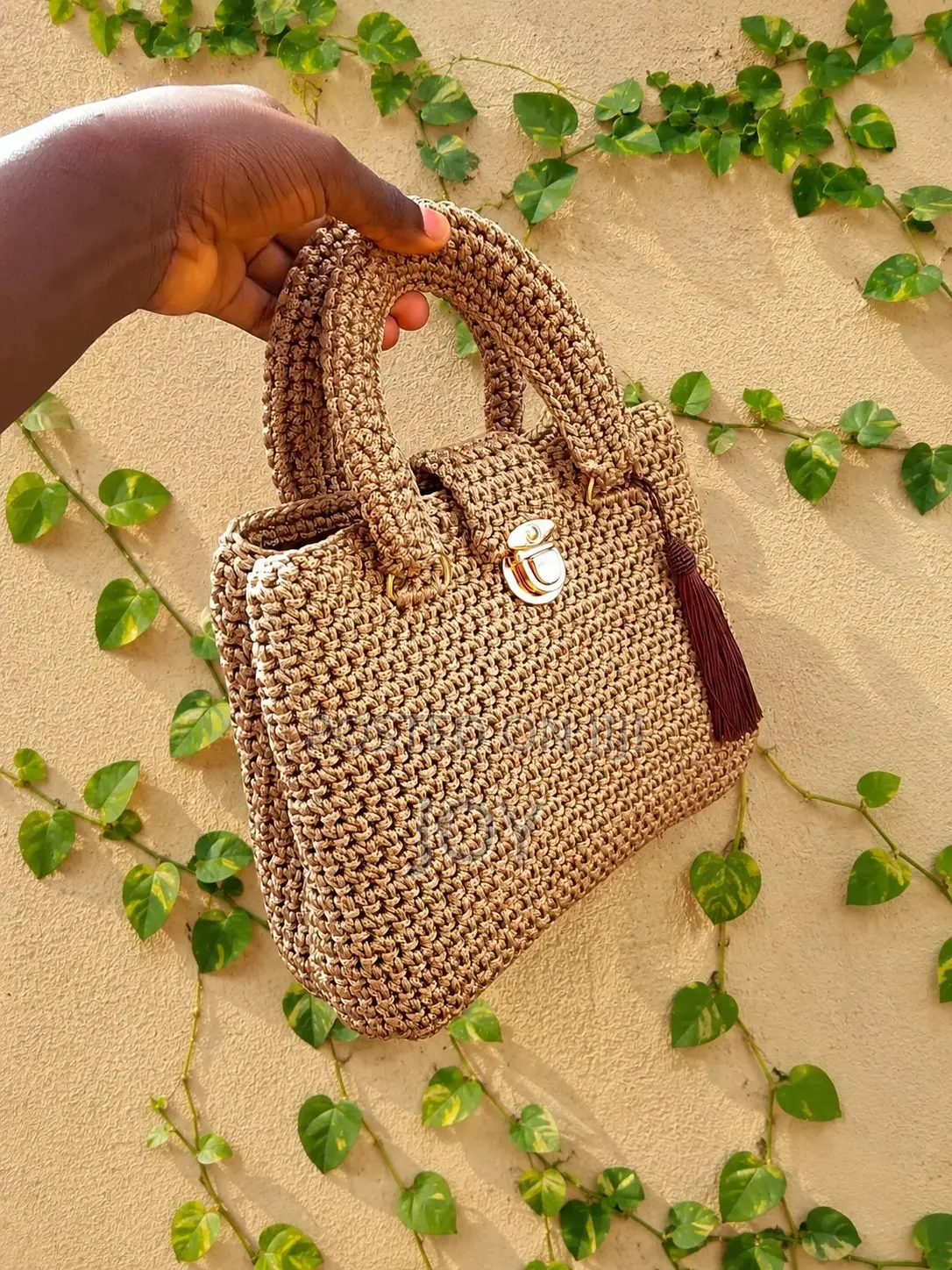 Luxury Handmade Crochet Handbag