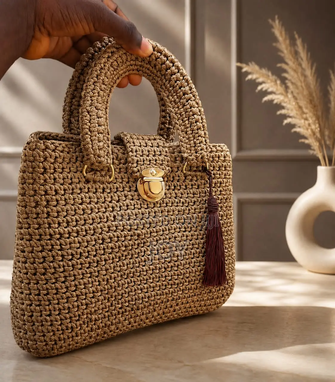 Luxury Handmade Crochet Handbag