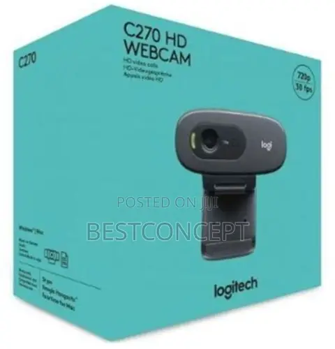 Logitech C270 Hd Webcam 720p Picture Capturing Video Calls