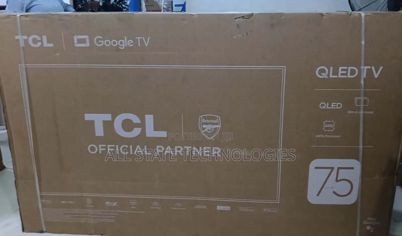 Google Tv TCL 75 Inch Qled Model 75p7k