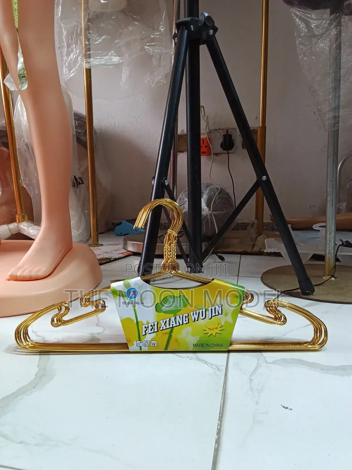Gold Cloth Hangers