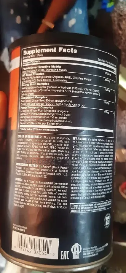 Pre-Workout Pump – Maximum Energy, Focus Muscle Pump 30days Pill