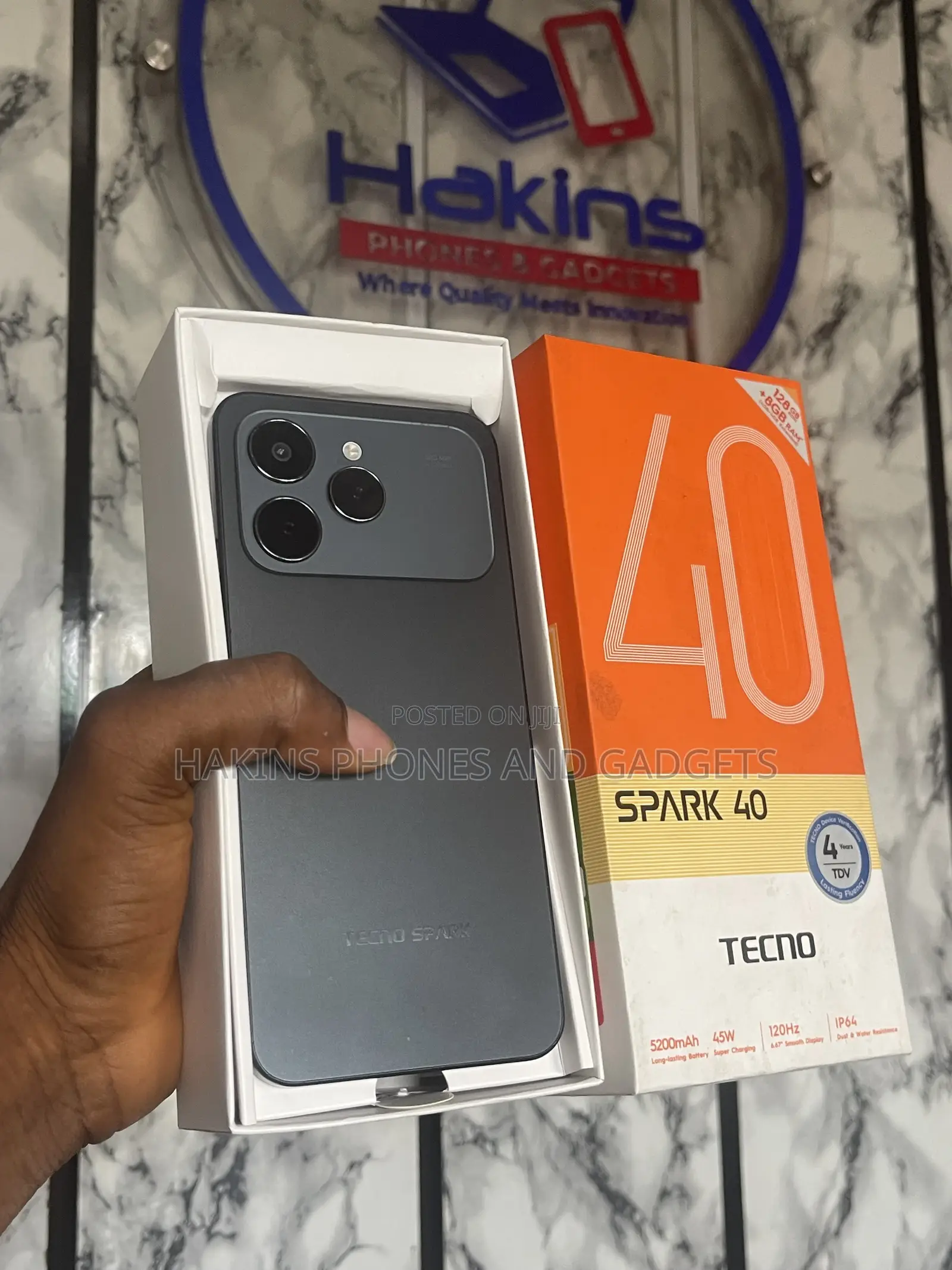 Tecno Spark 40 128 GB Black