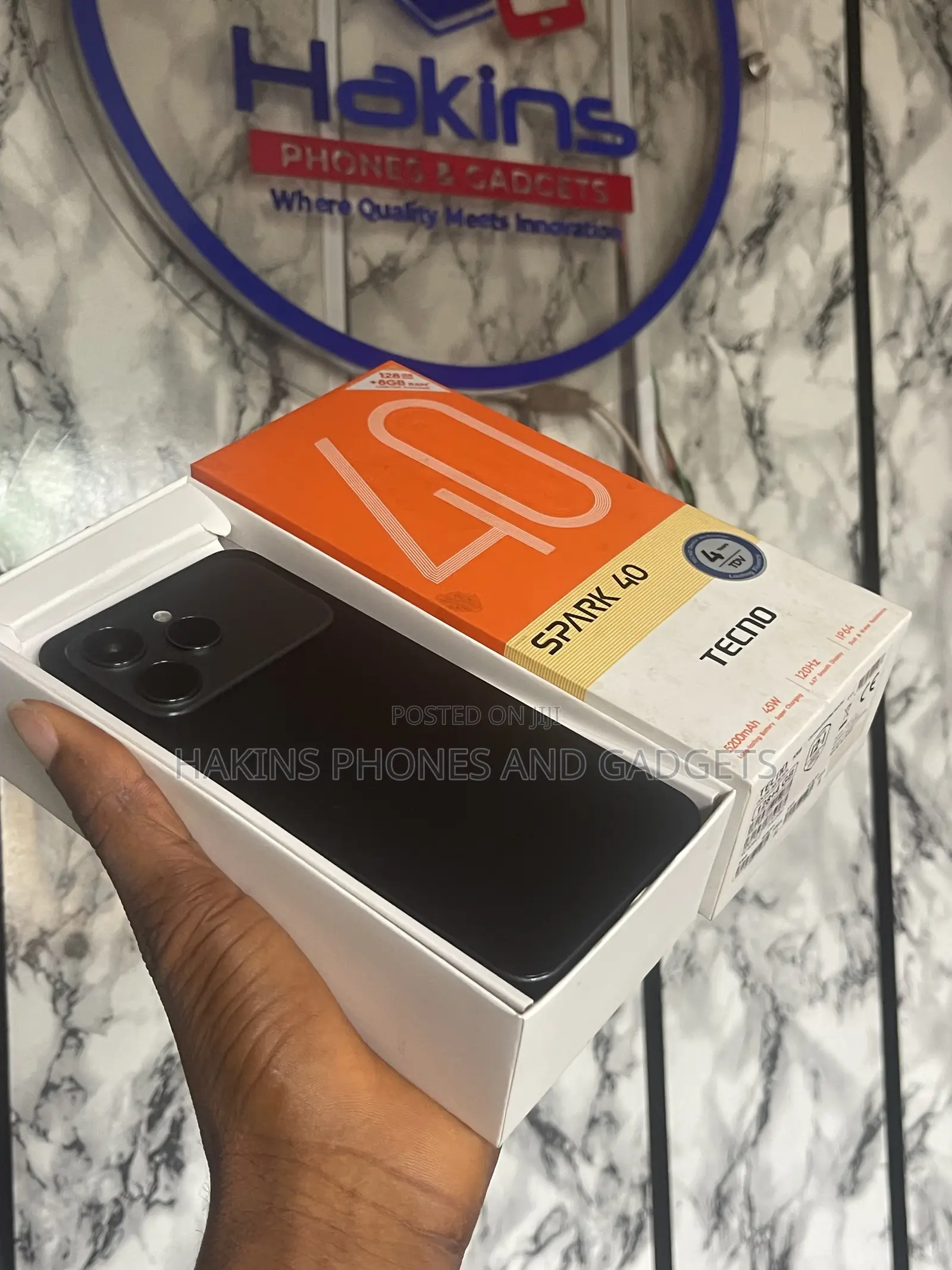 Tecno Spark 40 128 GB Black