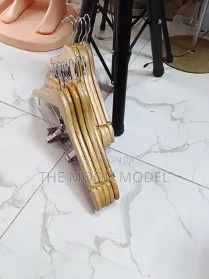 Wooden Hangers With Clips