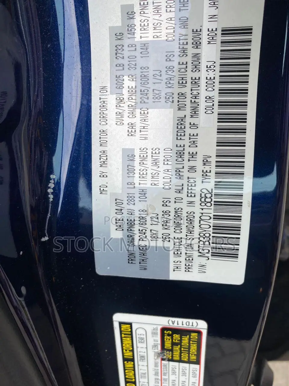 Mazda CX-9 2008 Blue