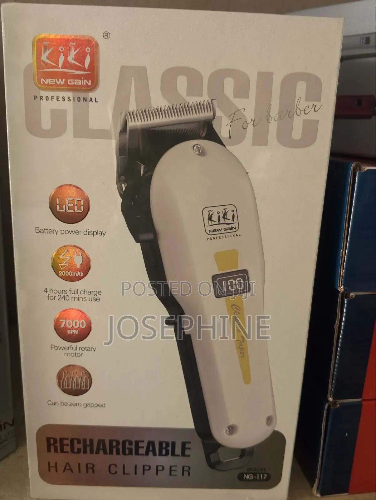 Kiki Rechargeable High Quality Cordless Clipper