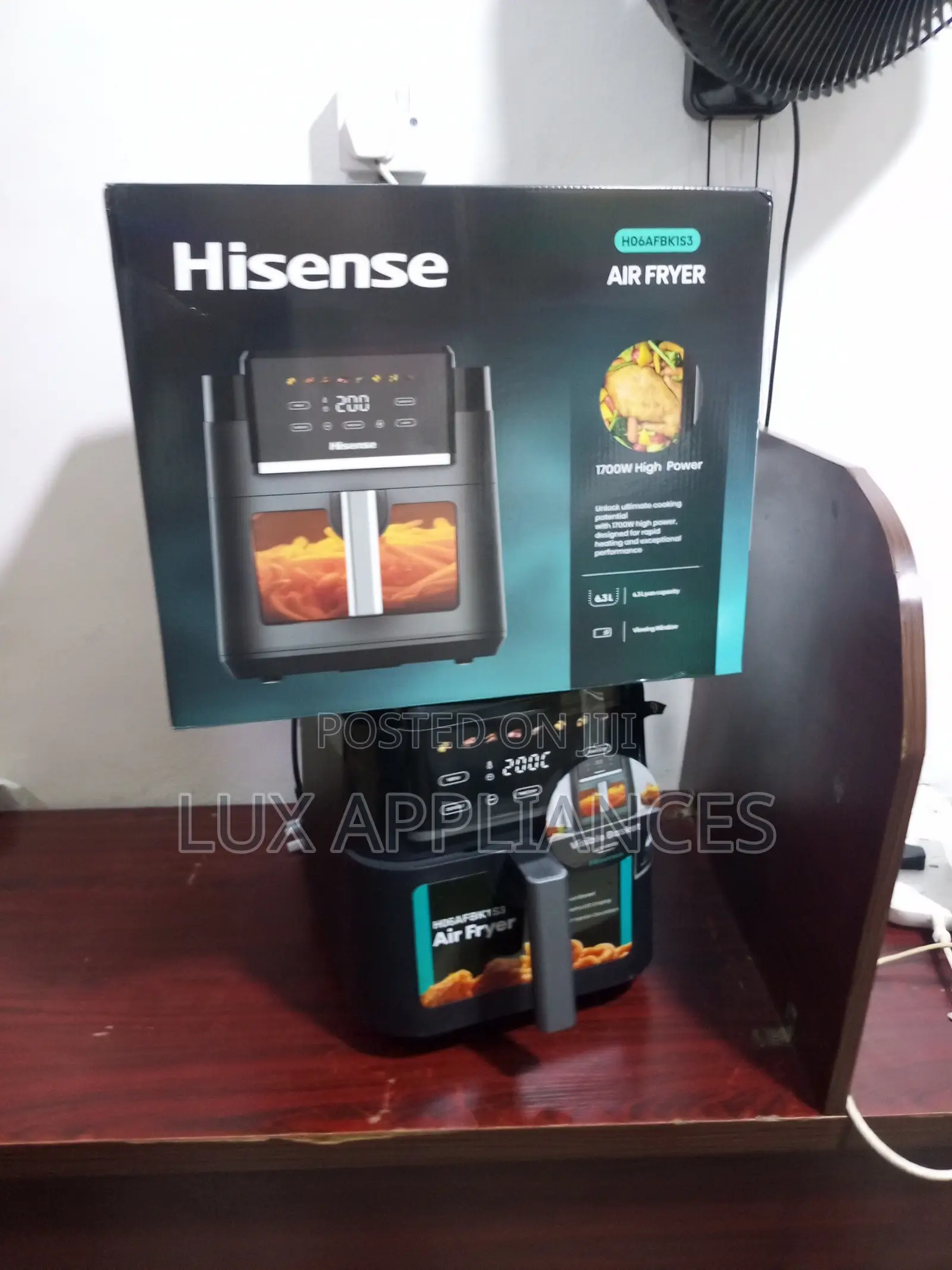 Hisense 6.3l Healthy Cooking Air Fryer