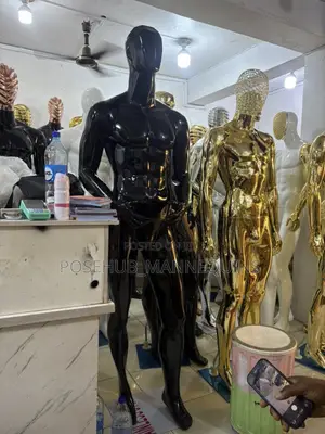 Black Faceless Fiber Man