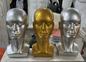 Fiber Man Mannequin Head