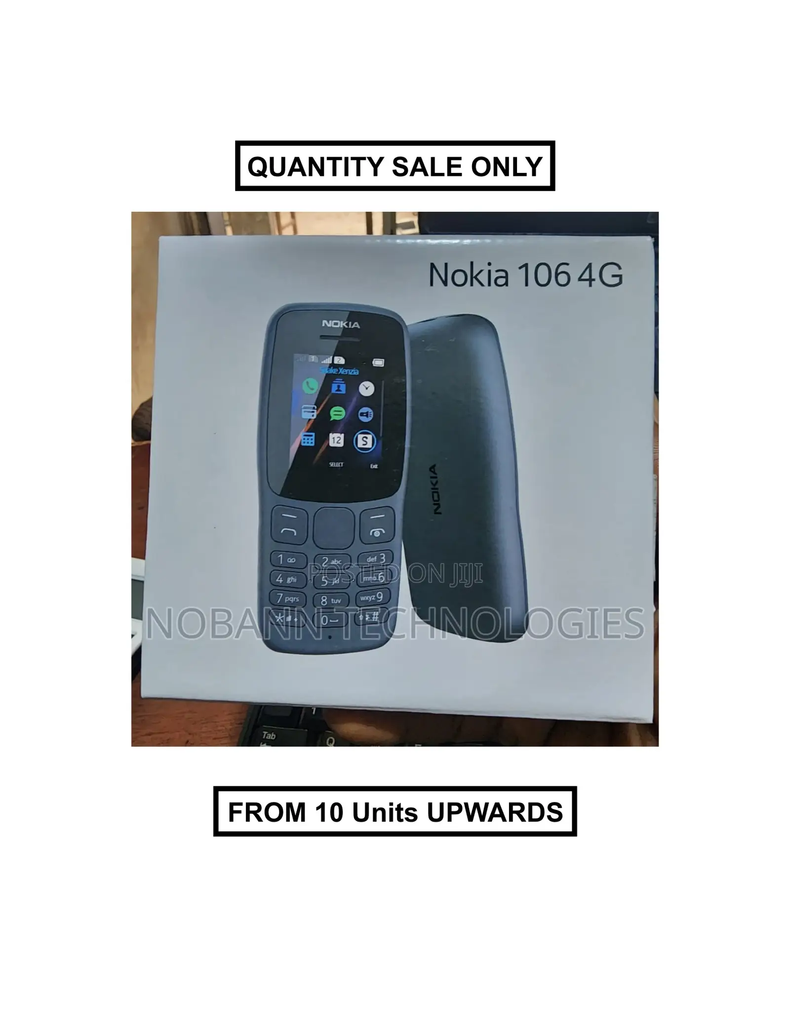 New Nokia 106 Black